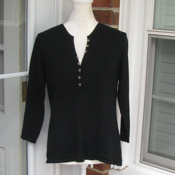 J. McLaughlin pullover sweater Large cotton modal stretch luxury style - Picture 2 of 5